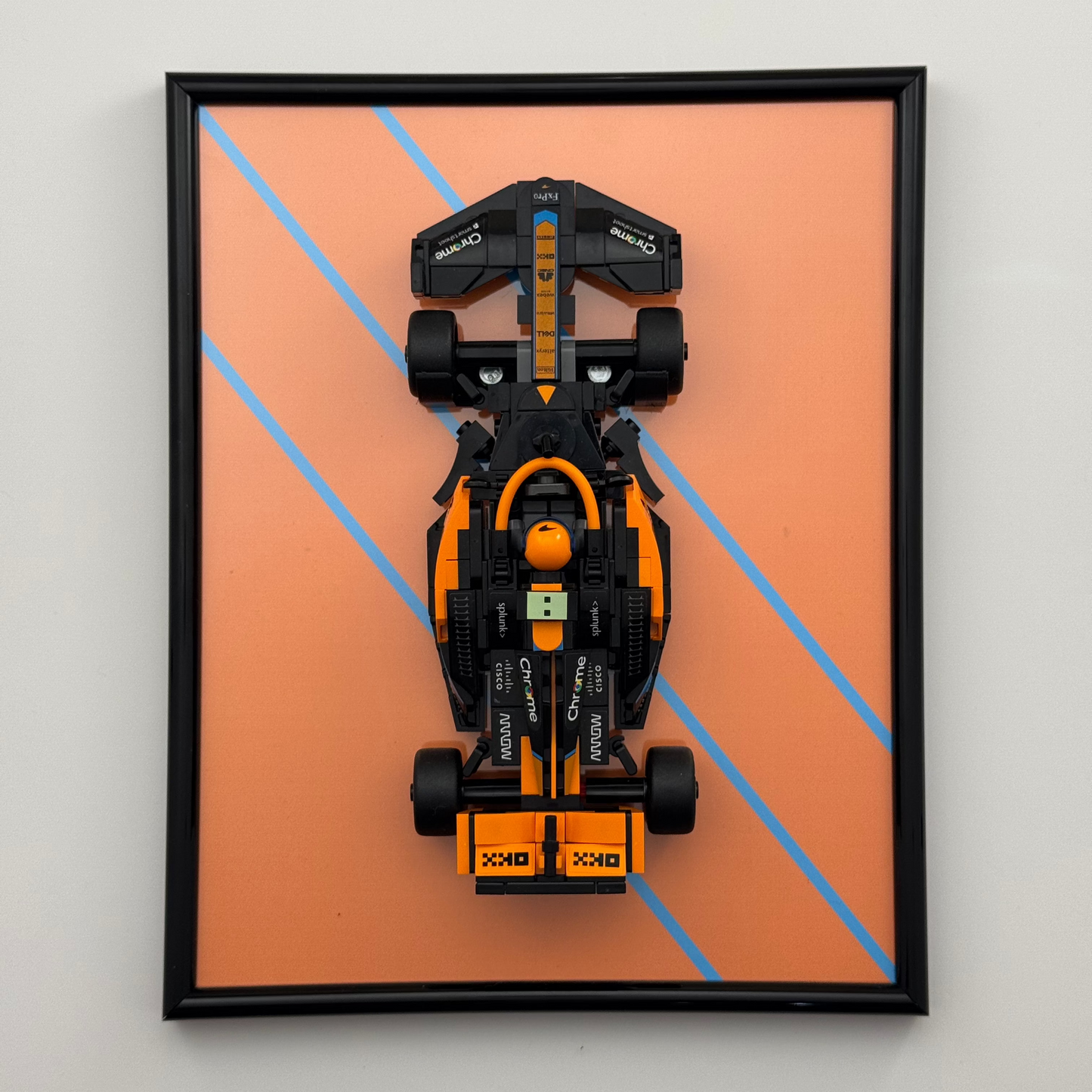 McLaren F1 Race Car LEGO® Speed Champions Display Frame