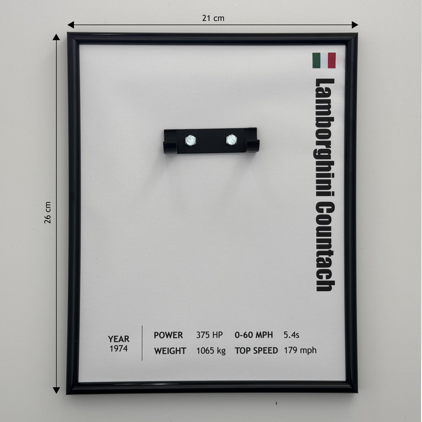 Lamborghini Countach LEGO Speed Champions Display Frame