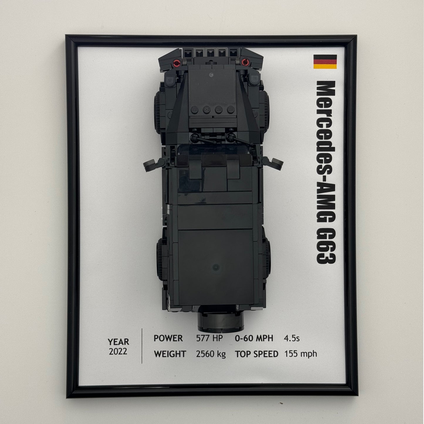 Mercedes-Benz G63 LEGO Speed Champions Display Frame