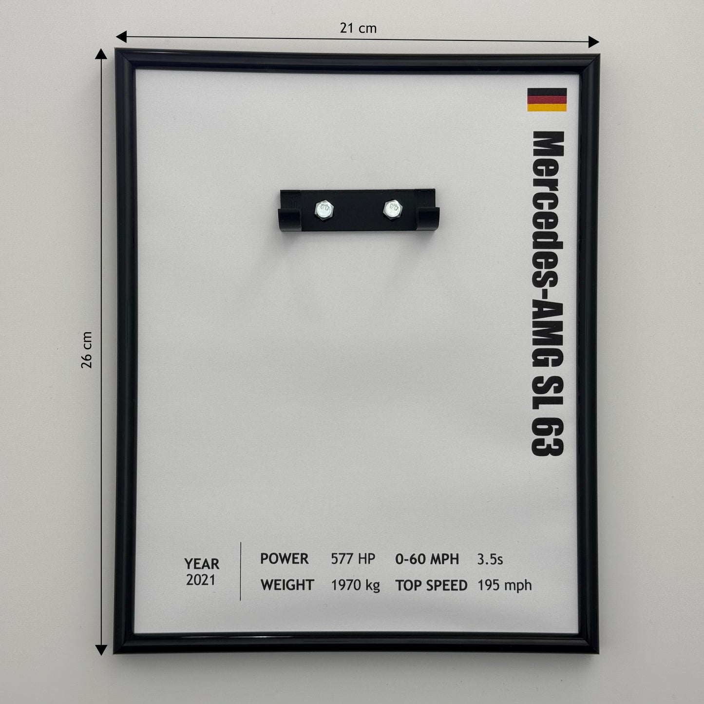 Mercedes-Benz SL63 LEGO Speed Champions Display Frame