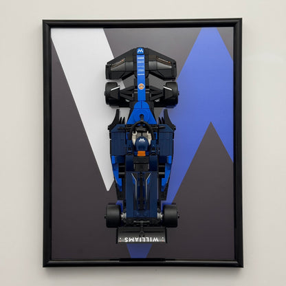 Williams Racing FW46 F1® Race Car LEGO Speed Champions Display Frame (Dark Edition)