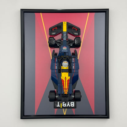Oracle Red Bull Racing RB20 F1® Race Car LEGO Speed Champions Display Frame