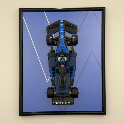 Williams Racing FW46 F1® Race Car LEGO Speed Champions Display Frame