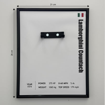 Lamborghini Countach LEGO Speed Champions Display Frame
