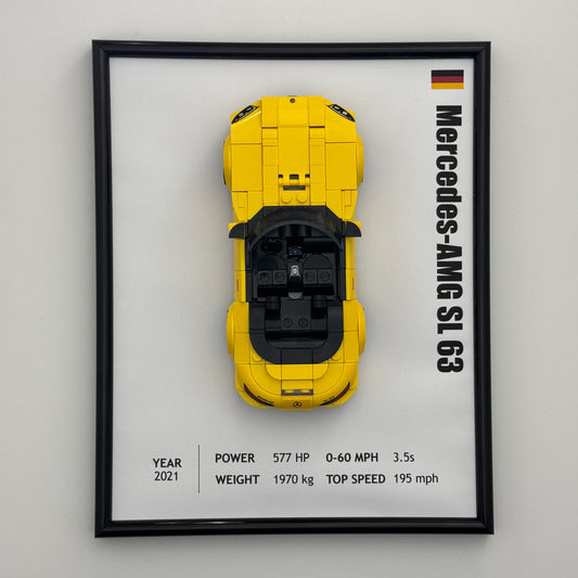 Mercedes-Benz SL63 LEGO Speed Champions Display Frame