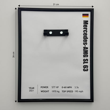 Mercedes-Benz SL63 LEGO Speed Champions Display Frame